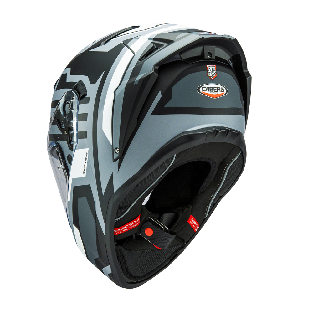 CASCO PARA MOTO CABERG DRIFT EVO II Horizon Matt Grey/Black/White