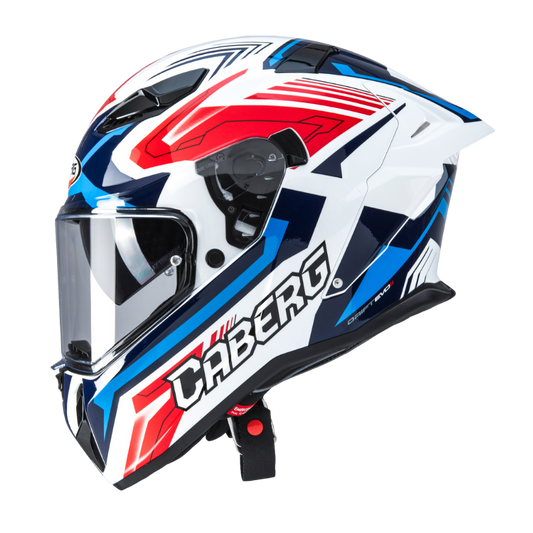 CASCO PARA MOTO CABERG DRIFT EVO II Jarama White/Red/Blue