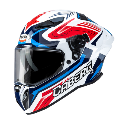 CASCO PARA MOTO CABERG DRIFT EVO II Jarama White/Red/Blue