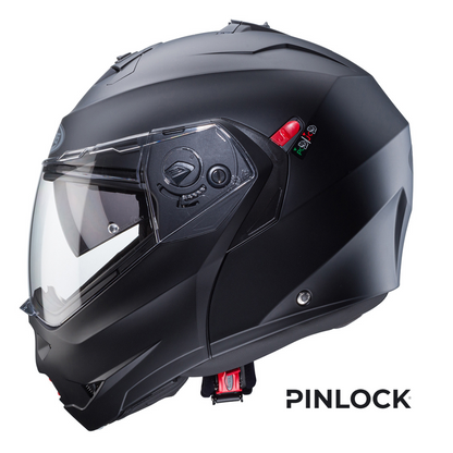 Casco de Moto Abatible CABERG Duke X Black Matt
