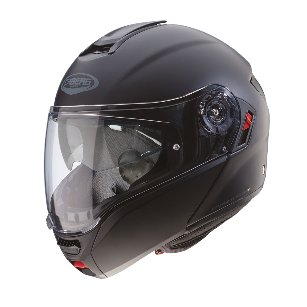 Casco de Moto Abatible CABERG LEVO X BLACK MATT