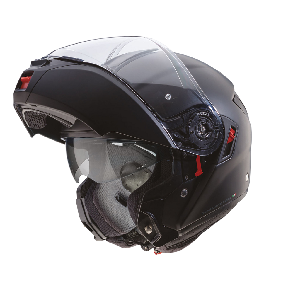 Casco de Moto Abatible CABERG LEVO X BLACK MATT