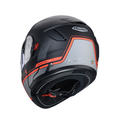 Casco de Moto Abatible CABERG LEVO X ELITE BLACK/GREY/RED
