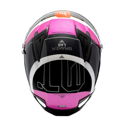 Casco MT Helmets Braker SV A8 Lab Rosa Brillo