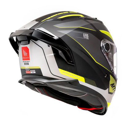 Casco MT Helmets Braker SV B3 Pursuit Amarillo Fluor