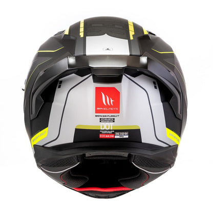 Casco MT Helmets Braker SV B3 Pursuit Amarillo Fluor