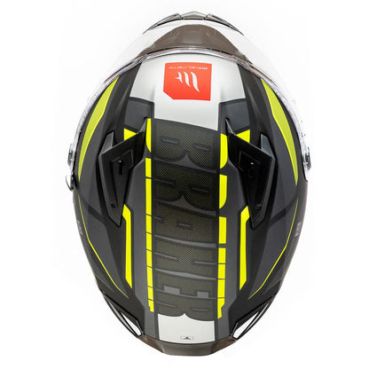 Casco MT Helmets Braker SV B3 Pursuit Amarillo Fluor
