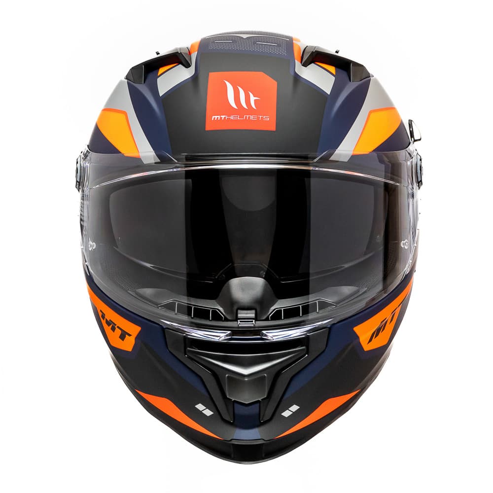 Casco MT Helmets Braker SV C4 Pursuit Naranja Mate