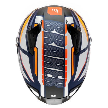 Casco MT Helmets Braker SV C4 Pursuit Naranja Mate