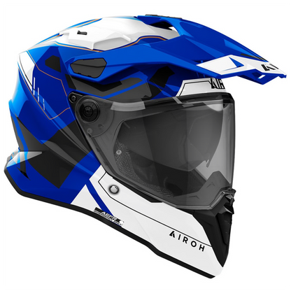 Casco Airoh Commander 2 Reveal Azul Brillo