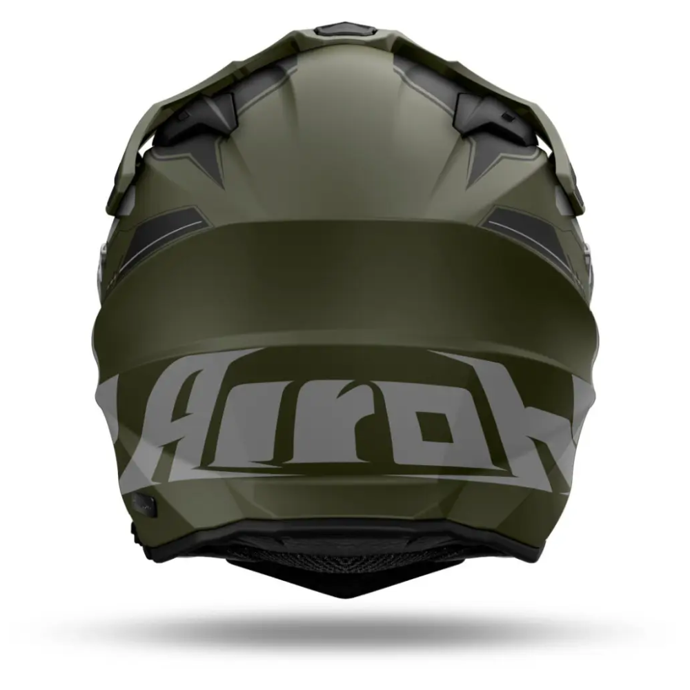 Casco Airoh Commander 2 Reveal Militar Verde Mate