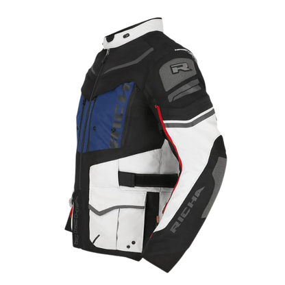 Chaqueta para Moto Richa Infinity 2 Adventure Azul- Hombre