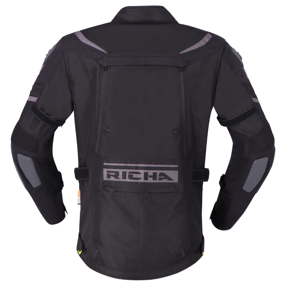 Chaqueta para Moto Richa Infinity 2 Adventure Black - Hombre