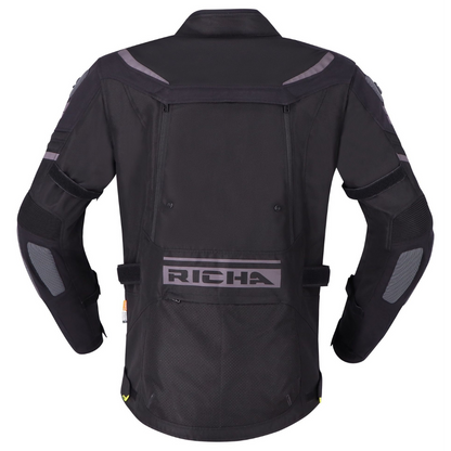 Chaqueta para Moto Richa Infinity 2 Adventure Black - Hombre