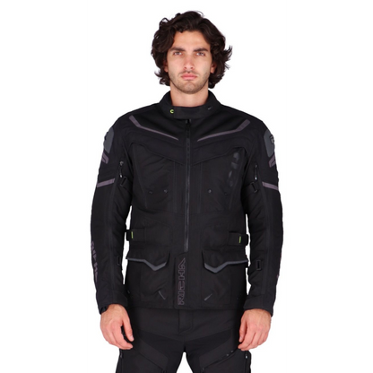 Chaqueta para Moto Richa Infinity 2 Adventure Black - Hombre