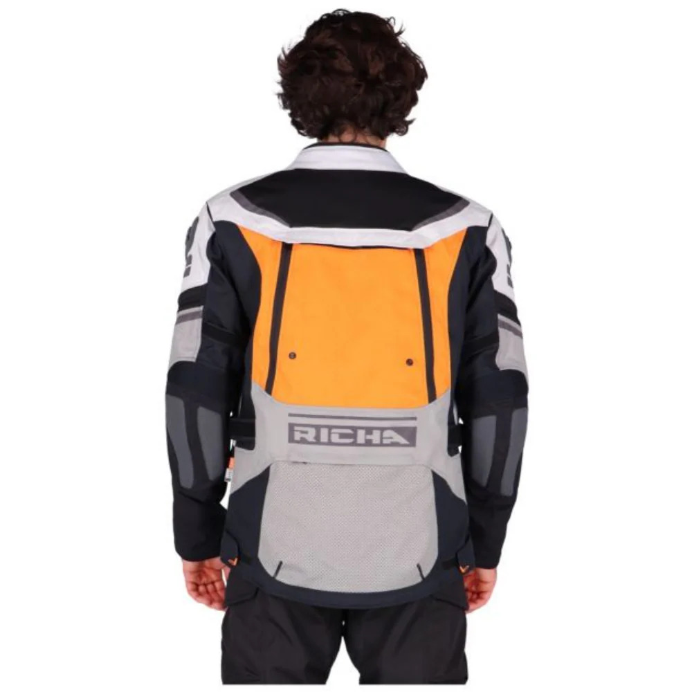 Chaqueta para Moto Richa Infinity 2 Adventure Orange - Hombre