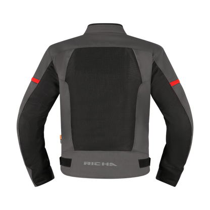 Chaqueta para Moto Richa Auyan WP Dark Grey