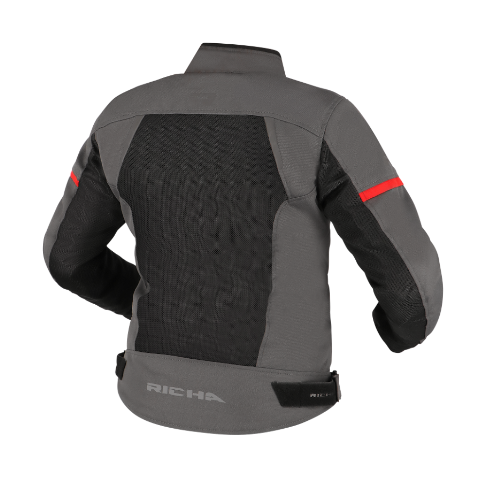 Chaqueta para Moto Richa Auyan WP Dark Grey Mujer