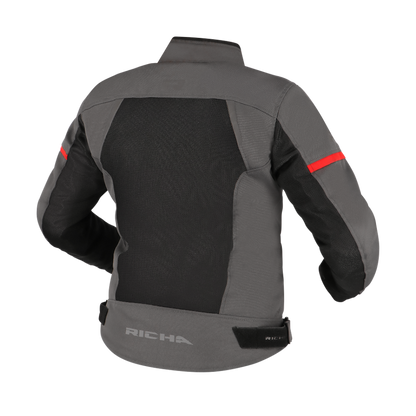 Chaqueta para Moto Richa Auyan WP Dark Grey Mujer