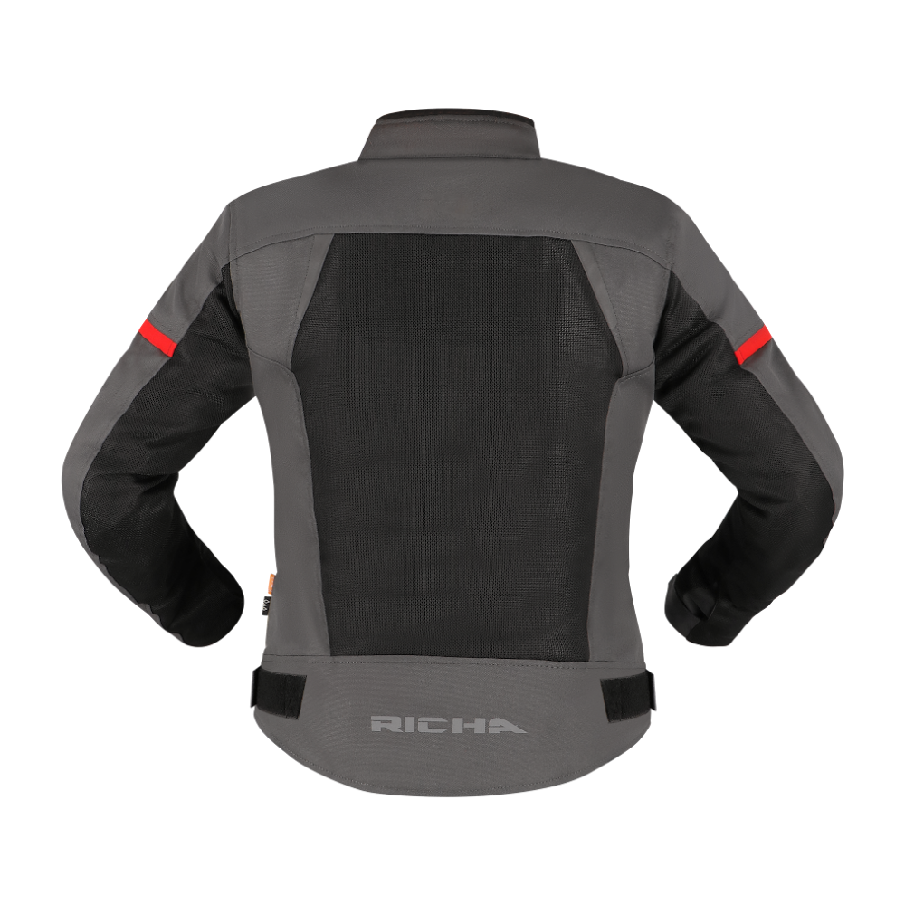 Chaqueta para Moto Richa Auyan WP Dark Grey Mujer
