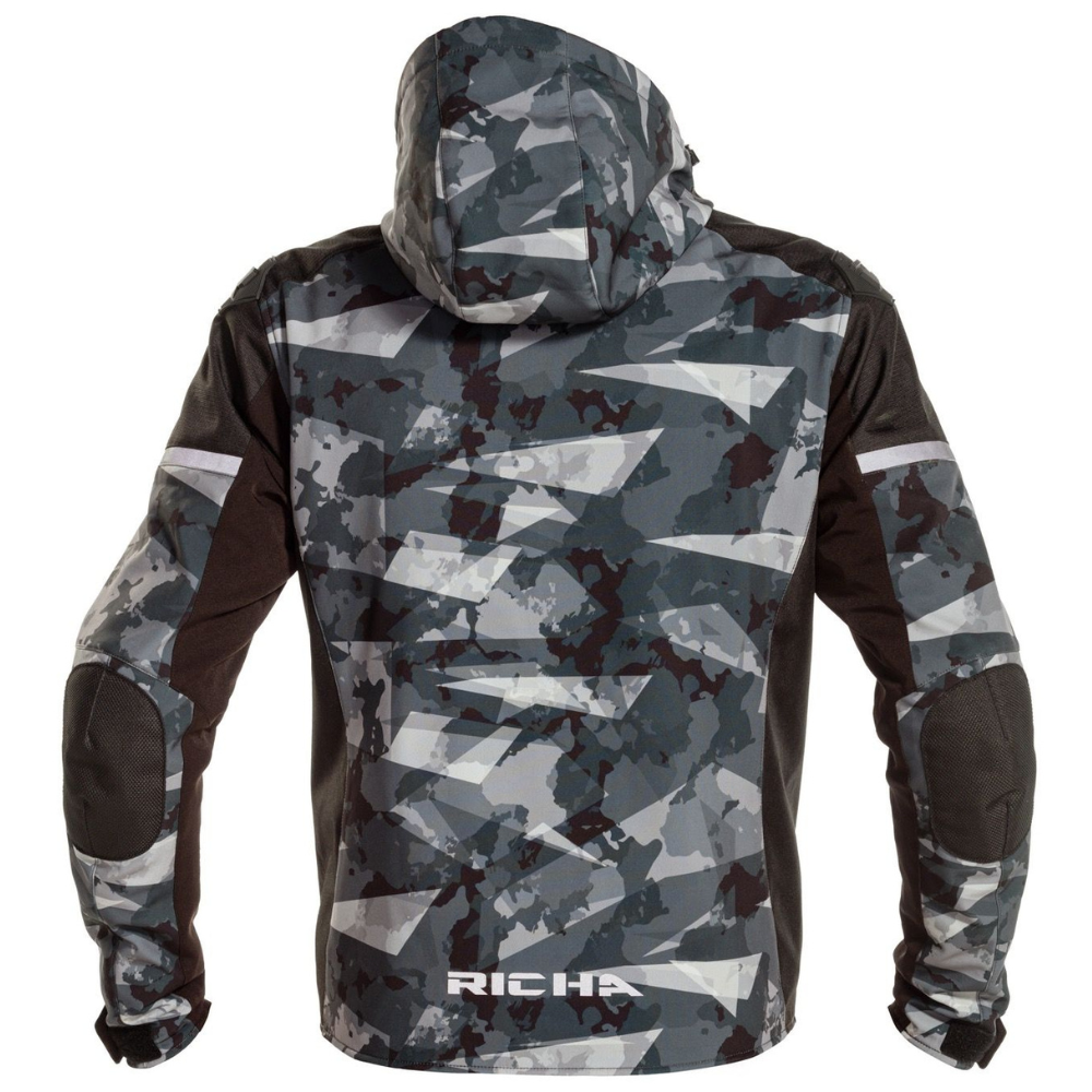 Chaqueta para Moto Richa Stealth Camuflada Gris