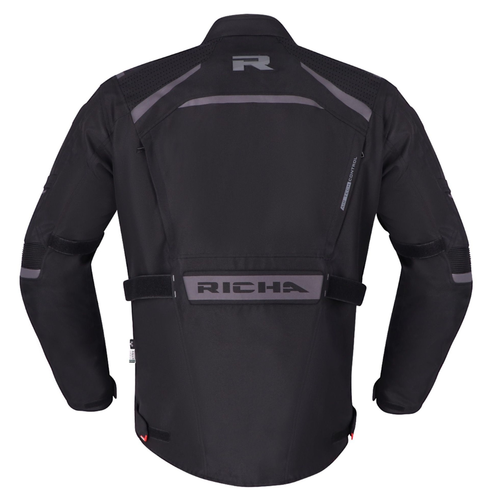 Chaqueta para Moto Richa Tundra Black - Hombre