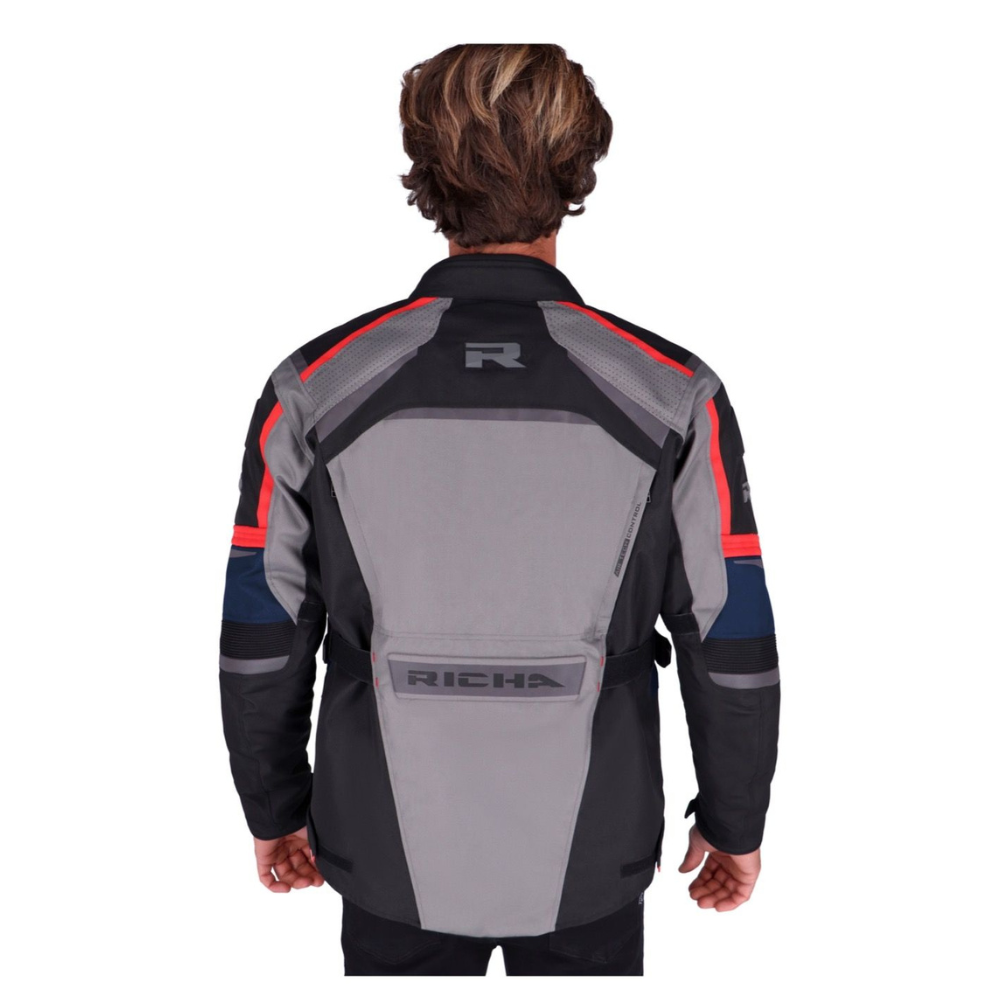 Chaqueta para Moto Richa Tundra Blue - Hombre