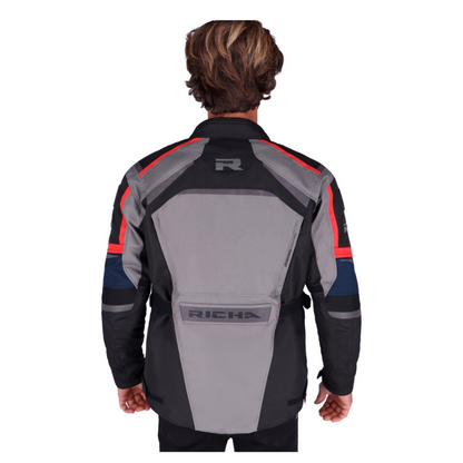 Chaqueta para Moto Richa Tundra Blue - Hombre