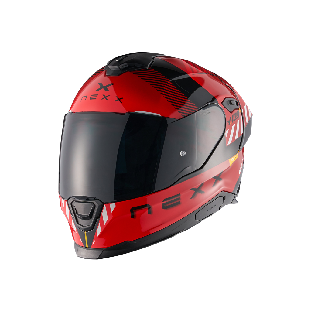 Casco Nexx Y.100R FADE RED BLACK
