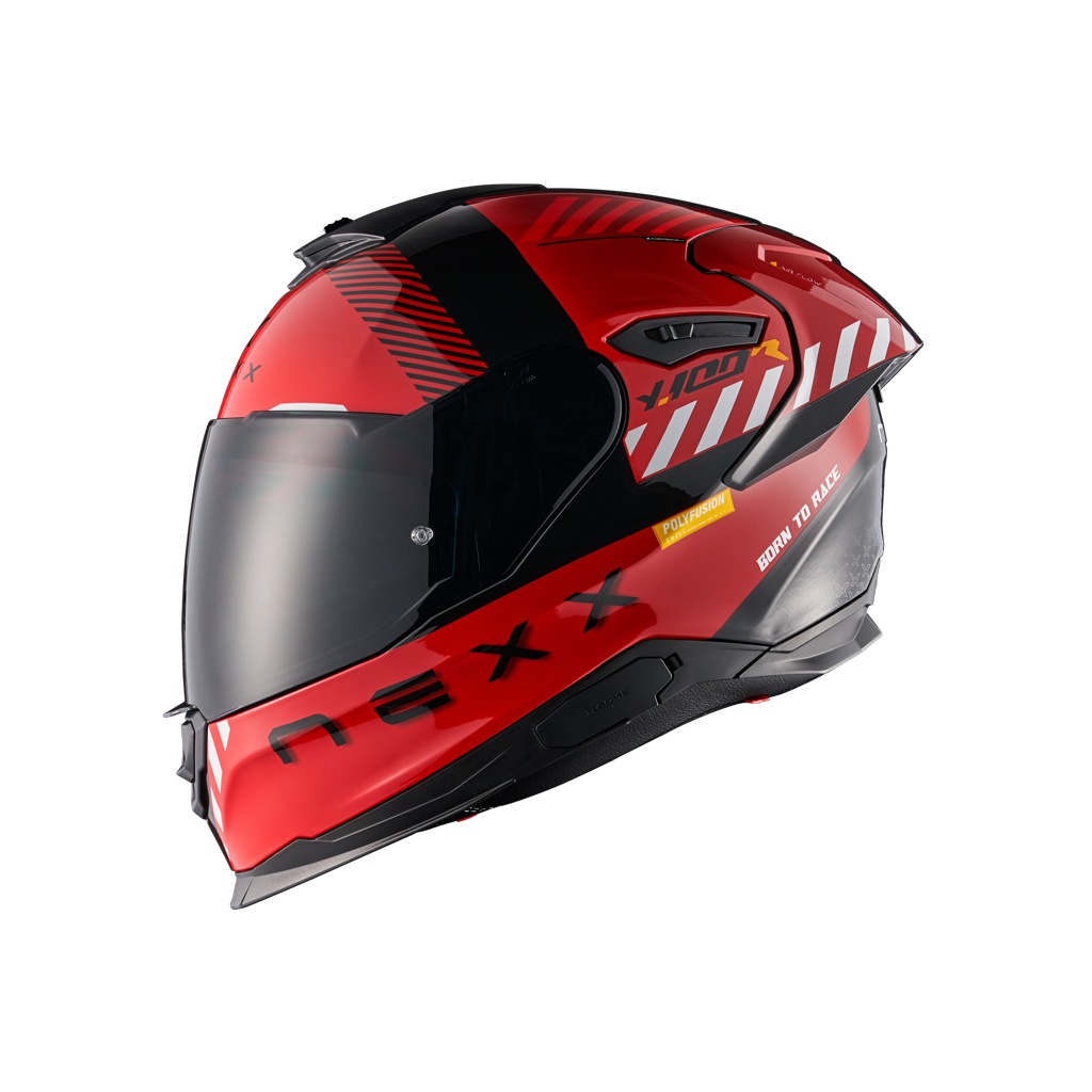 Casco Nexx Y.100R FADE RED BLACK