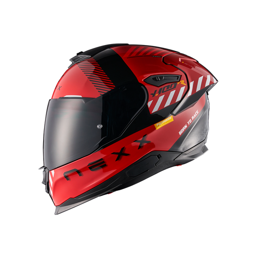 Casco Nexx Y.100R FADE RED BLACK