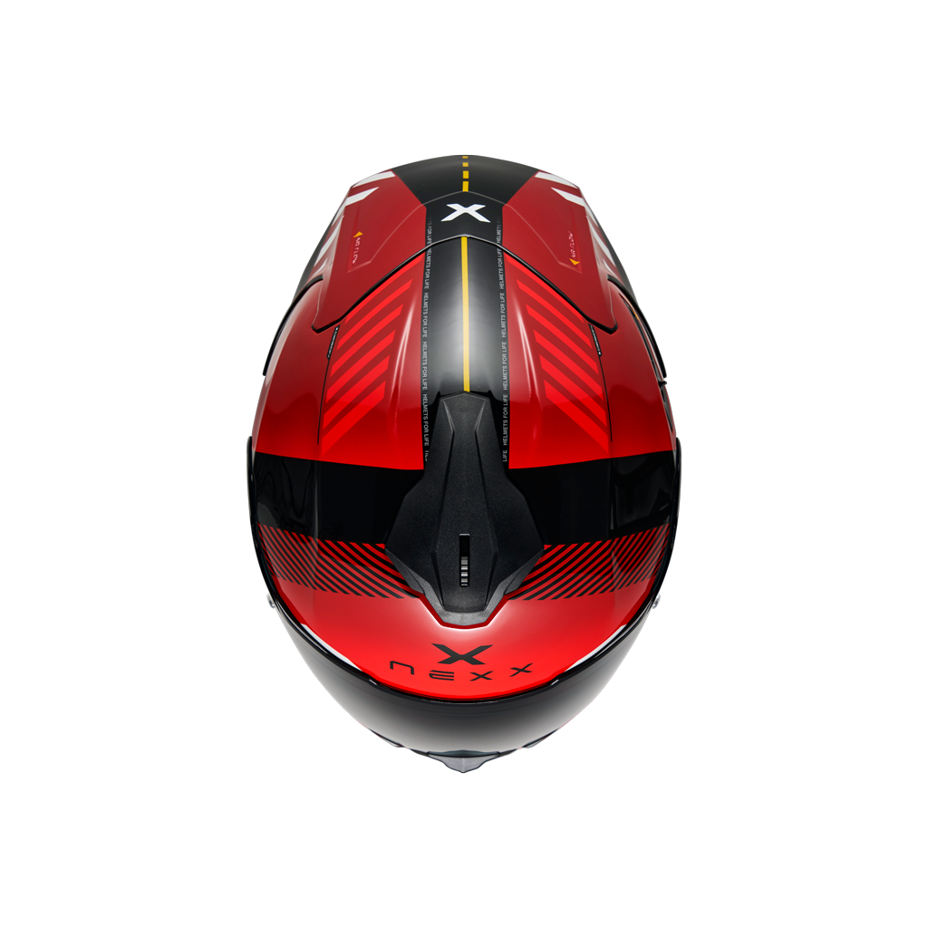 Casco Nexx Y.100R FADE RED BLACK