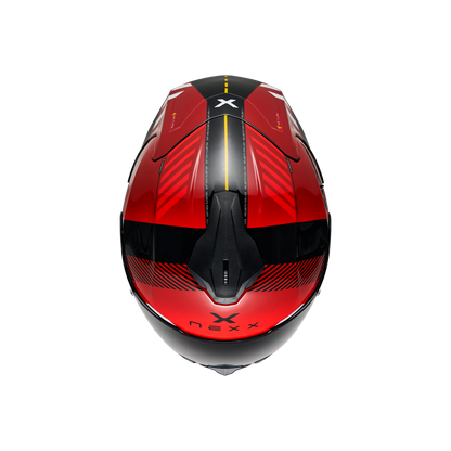 Casco Nexx Y.100R FADE RED BLACK