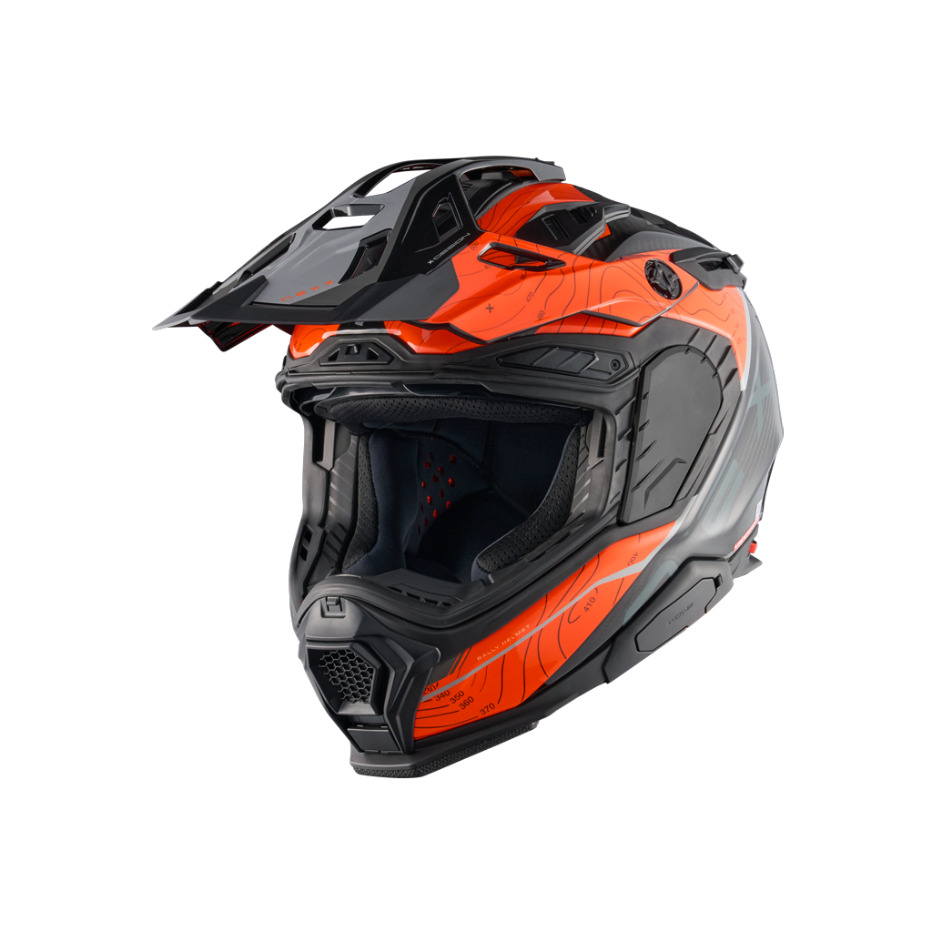 Casco NEXX X.WED3 FURKA ORANGE GREY