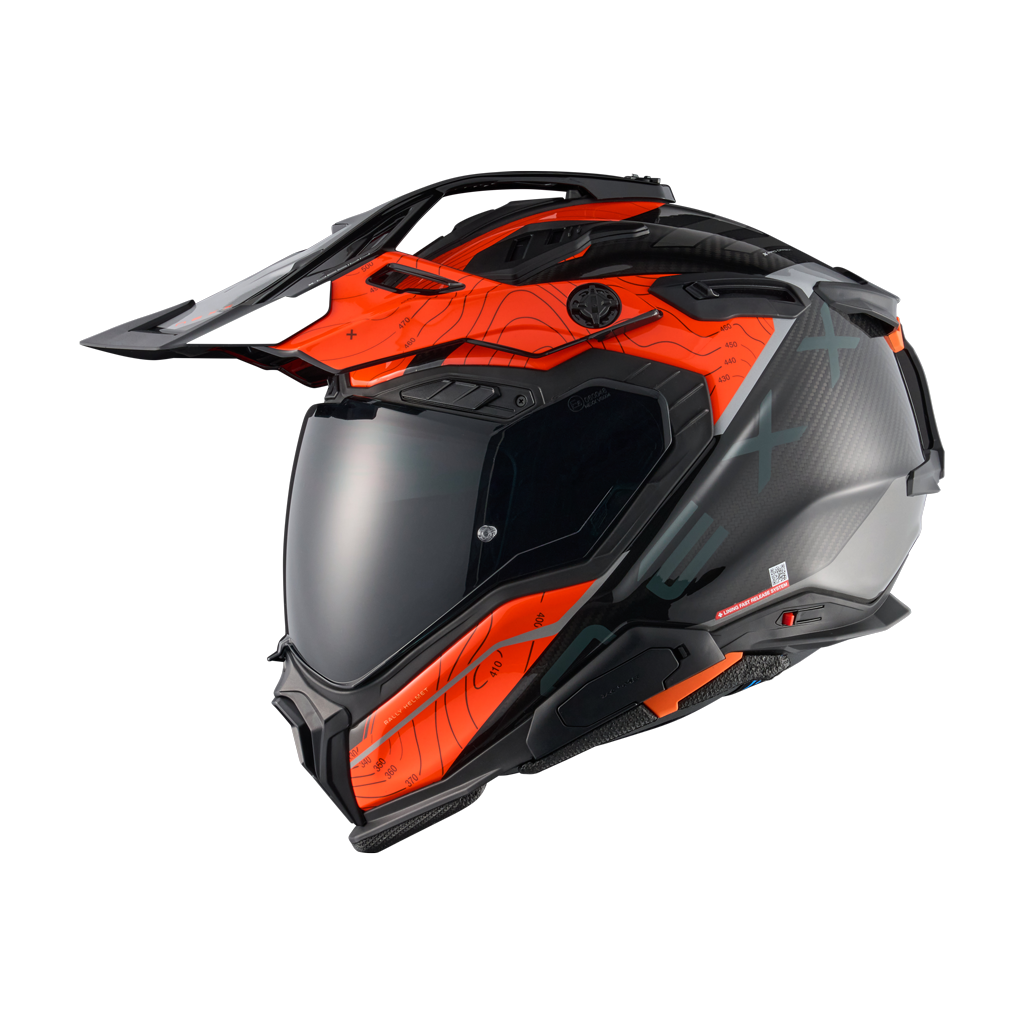 Casco NEXX X.WED3 FURKA ORANGE GREY