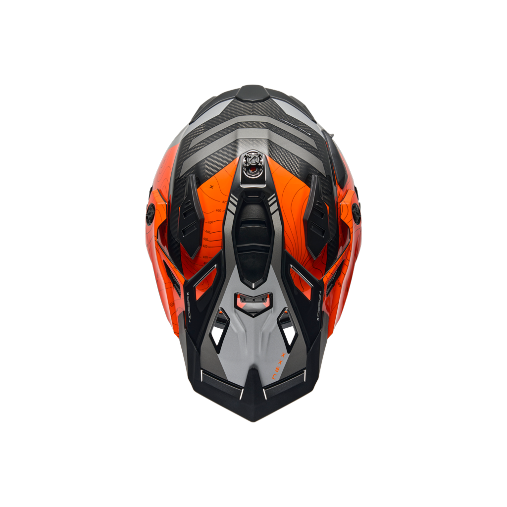 Casco NEXX X.WED3 FURKA ORANGE GREY