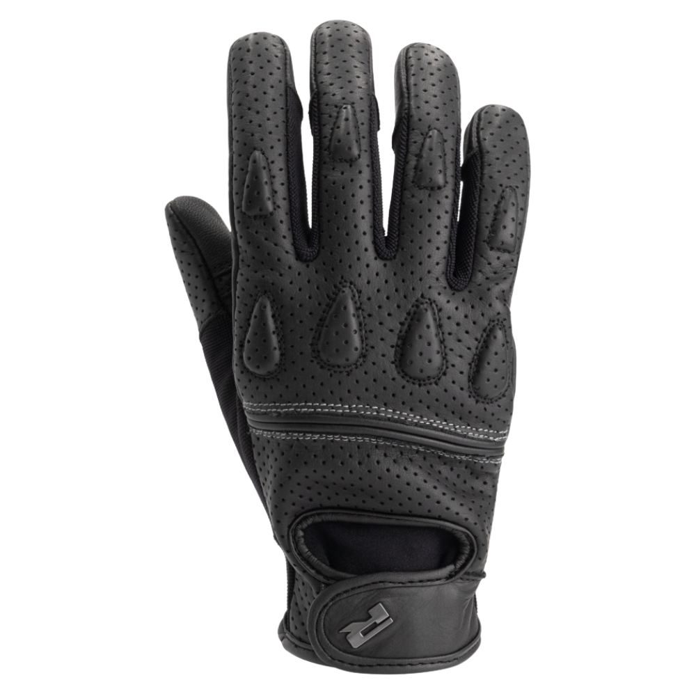 Guantes de Moto Richa Torrance Perforado Negro Perforados Ventilados