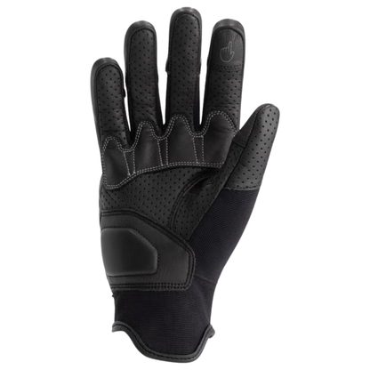Guantes de Moto Richa Torrance Perforado Negro Perforados Ventilados