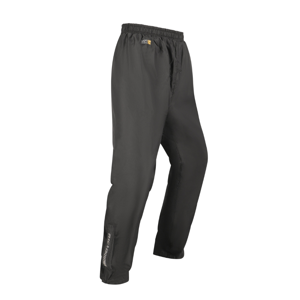 Impermeable para Moto Richa Tsunami negro 2 piezas