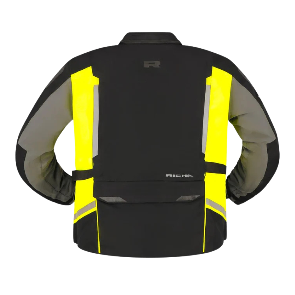 Chaqueta para Moto Richa Infinity 3 Pro Black Yellow- Hombre