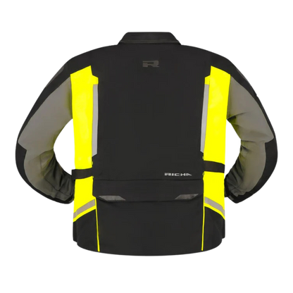 Chaqueta para Moto Richa Infinity 3 Pro Black Yellow- Hombre