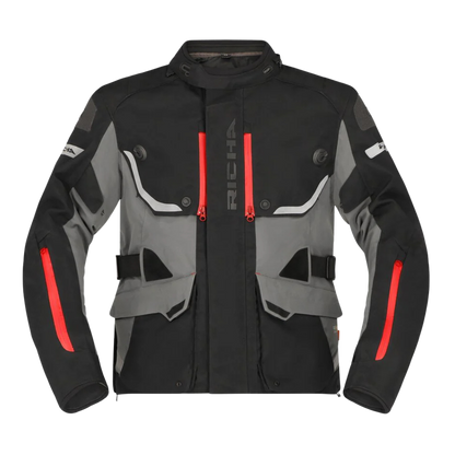 Chaqueta para Moto Richa Infinity 3 Pro Black Grey- Hombre