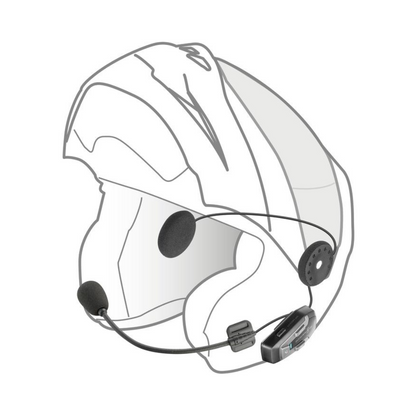 Intercomunicador para Moto Interphone UCOM6R Doble + Parlantes HD
