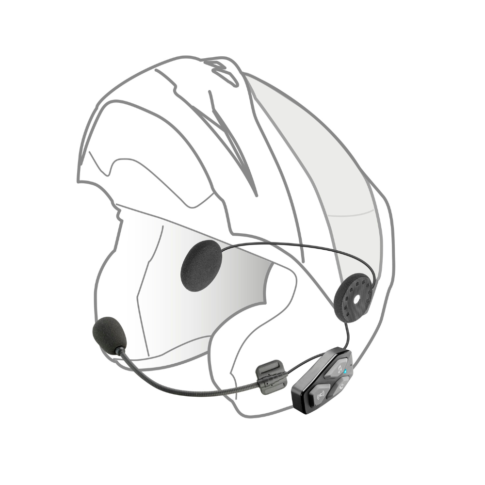 Intercomunicador para Moto Interphone UCOM3 HD Single