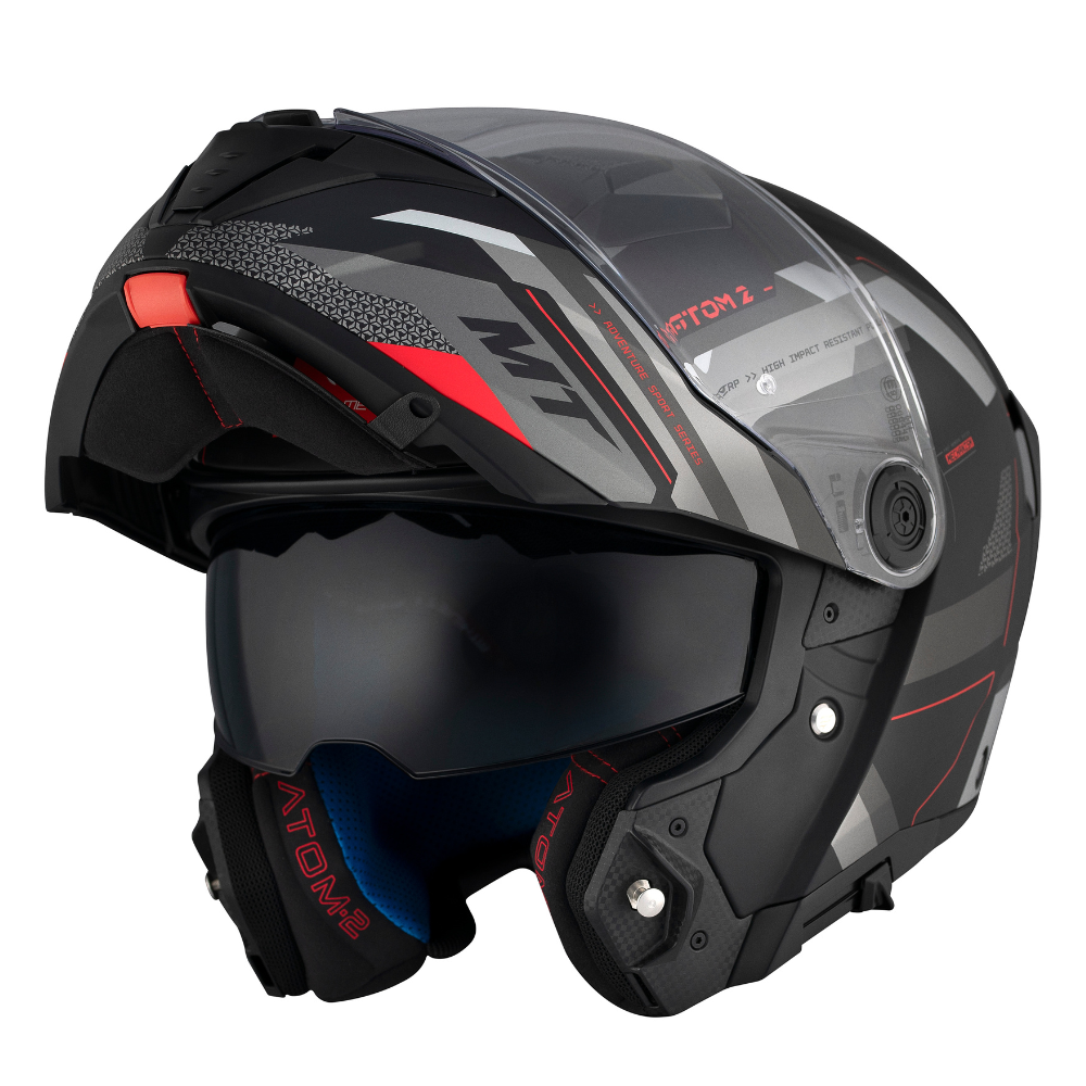 Casco de Moto MT Helmets Atom 2 SV Bast D5 Pinlock incluido