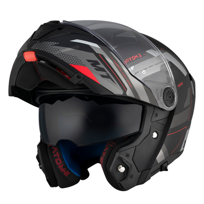 Casco de Moto MT Helmets Atom 2 SV Bast D5 Pinlock incluido