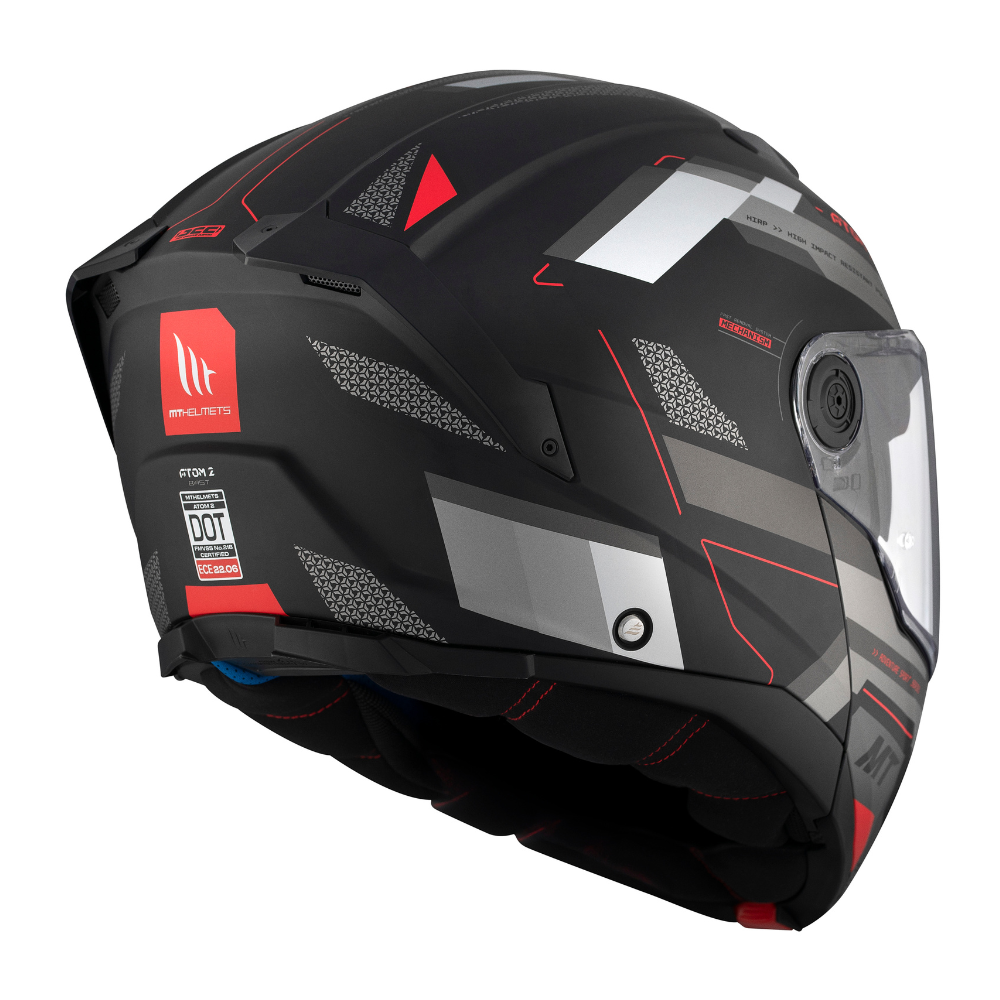 Casco de Moto MT Helmets Atom 2 SV Bast D5 Pinlock incluido