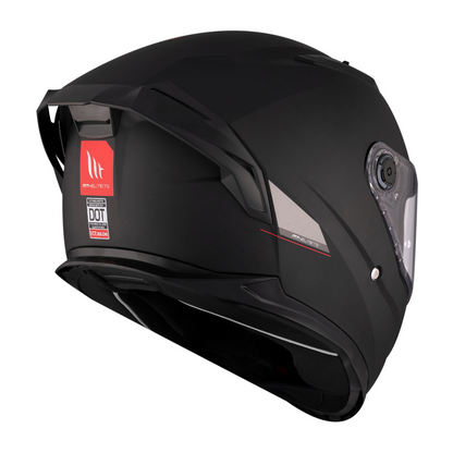 Casco MT Helmets Braker SV Solid A1 Negro Mate