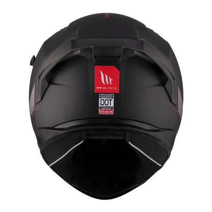 Casco MT Helmets Braker SV Solid A1 Negro Mate