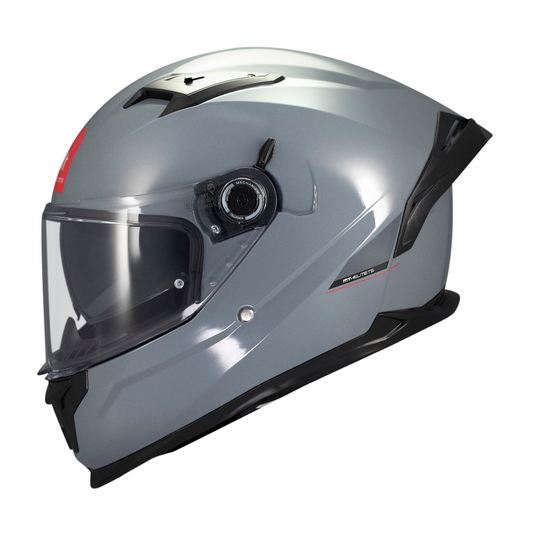 Casco MT Helmets Braker SV Solid A12 Gris Brillo